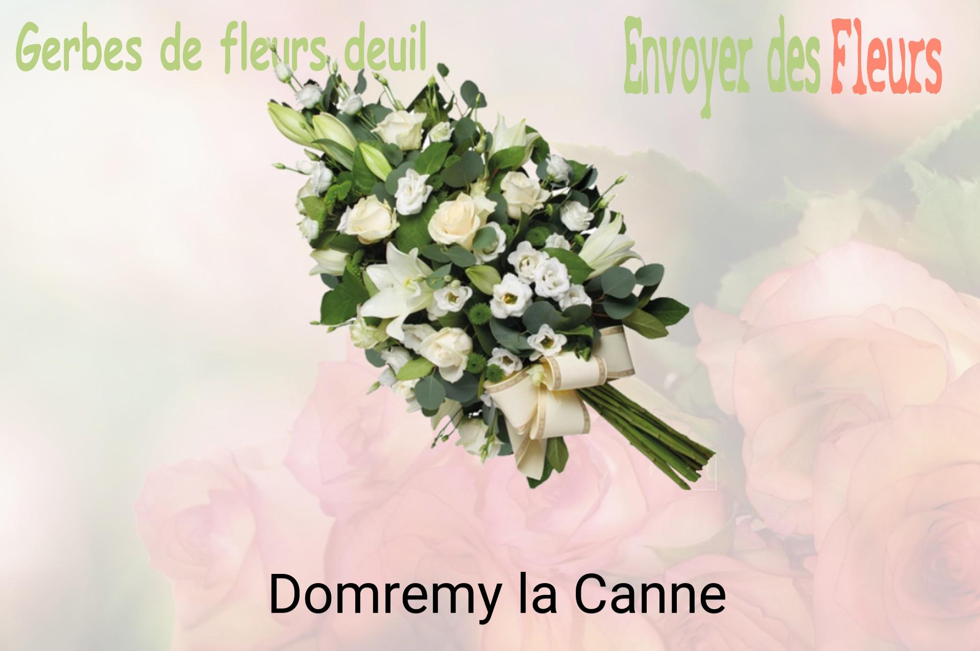 Gerbe de fleurs de deuil livrée à Domremy-la-Canne